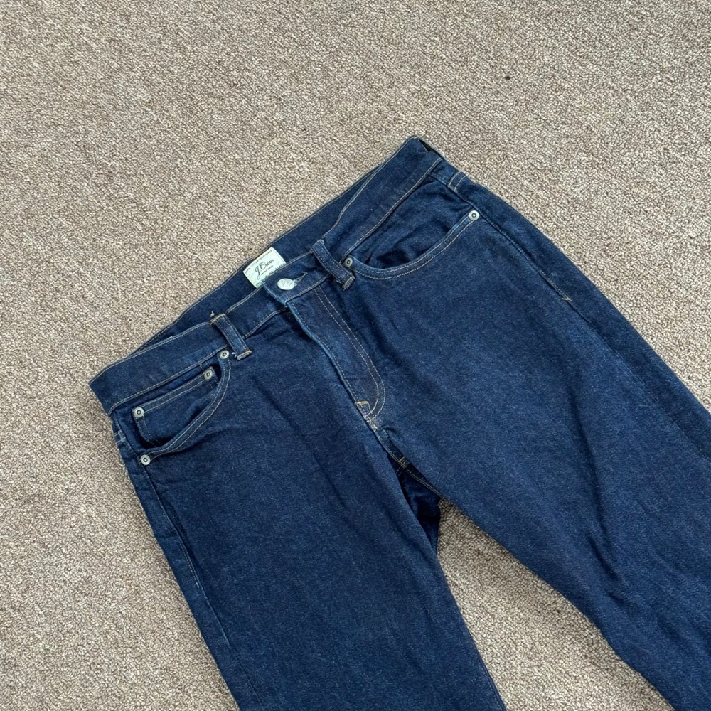 J.Crew Mens Kurabo Premium‎ Japanese Denim Jeans Indigo Blue 32x29